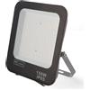 M LEDME Faro proiettore Led Napoli 150W Nero da esterno IP65 Bianco neutro 4000K M LEDME