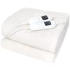 Gilania - Scaldaletto Matrimoniale Dual Zone 150x160 cm - 9 Livelli di Calore, Timer Programmabile, Basso Consumo, Doppia Temperatura, Doppio Controller