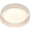 Searchlight Lampada da soffitto a LED Gianna - Acrilico e paralume in tessuto