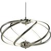 Searchlight Magic 7Lt Pendant - Metallo cromato e acrilico opalino
