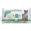 LeoPet salviette detergenti per cani e gatti con Aloe e Proteine della Seta da 40 pz
