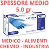 REFLEXX TUTTOFARE - Guanti In Nitrile Senza Polvere Reflexx R 70 - gr. 4,9 - Guanto Nitrile Chemioterapici - Guanti monouso Alimenti - TAGLIA S