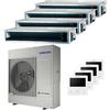 Samsung Condizionatore Samsung canalizzabile quadri split 9000+12000+12000+12000 BTU inverter A++ unità esterna 10 kW codice prodotto AJ100TXJ5KG/EU-AJ026TNLDEG/EU-4
