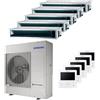 Samsung Condizionatore Samsung canalizzabile penta split 9000+9000+9000+9000+12000 BTU inverter A++ unità esterna 10 kW codice prodotto AJ100TXJ5KG/EU-AJ026TNLDEG/EU-5-24CD56