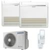 Samsung Condizionatore Samsung console dual split 12000+12000 BTU inverter A+++ unità esterna 5,0 kW codice prodotto AJ050TXJ2KG/EU-AJ035TNJDKG/EU-2