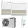 Samsung Condizionatore Samsung console dual split 9000+12000 BTU inverter A+++ unità esterna 4,0 kW codice prodotto AJ040TXJ2KG/EU-AJ026TNJDKG/EU-2-9AA8AC