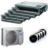 Daikin Condizionatore Daikin canalizzabile Mini Sky FDXM-F9 penta split 9000+9000+9000+9000+9000 BTU inverter A++ esterna 9 kW codice prodotto 5MXM90-FDXM25-5
