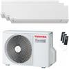 Toshiba Condizionatore Toshiba SHORAI Edge White trial split 7000+9000+12000 BTU inverter A+++ wifi unità esterna 5.2 kW codice prodotto RAS-3M18G3AVG-E/RAS-B07G3KVSG-E_1/RAS-B10G3KVSG-E_1/RAS-B13G3KVSG-E_1