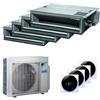 Daikin Condizionatore Daikin canalizzabile Mini Sky FDXM-F9 quadri split 9000+9000+9000+9000 BTU inverter A++ esterna 6,8 kW codice prodotto 4MXM68-FDXM25-4