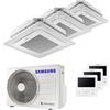 Samsung Condizionatore Samsung Cassetta Windfree 4 vie trial split 7000+9000+12000 BTU inverter A+++ unità esterna 5,2 kW codice prodotto AJ052TXJ3KG/EU-AJ020TNNDKG/EU-3-7E5290