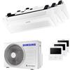 Samsung Condizionatore Samsung Cassetta WindFree 1 Via trial split 9000+9000+12000 BTU inverter A++ unità esterna 5,2 kW codice prodotto AJ052TXJ3KG/EU-AJ026TN1DKG/EU-3-31A713