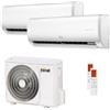 Ferroli Condizionatore Ferroli Giada dual split 12000+12000 BTU inverter A+ wifi unità esterna 6.2 kW codice prodotto 2CP001QF/2CP001IF_2