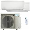 Daikin Condizionatore Daikin Stylish Bianco dual split 12000+18000 BTU inverter A+++ wifi unità esterna 5 kW codice prodotto 2MXM50A/FTXA35CW_1/FTXA50CW_1