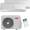 Ariston Condizionatore Ariston PRIOS R32 dual split 9000+18000 BTU inverter A+ unità esterna 5,0 kW codice prodotto 3381524-3381254-2-F96C09