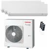 Toshiba Condizionatore Toshiba SHORAI Edge White trial split 5000+7000+18000 BTU inverter A+++ wifi unità esterna 7 kW codice prodotto RAS-3M26G3AVG-E/RAS-M05G3KVSG-E_1/RAS-B07G3KVSG-E_1/RAS-B18G3KVSG-E_1