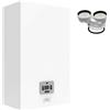 Ferroli Caldaia Ferroli Theta 24 C a condensazione 20 kW camera stagna metano/gpl con kit scarico fumi sdoppiato codice prodotto 195C78_SD
