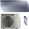 Daikin Condizionatore Daikin Emura 3 trial split 7000+7000+18000 BTU inverter A++ wifi unità esterna 5 kW Silver codice prodotto 3MXM52A/FTXJ20AS_2/FTXJ50AS_1