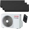 Toshiba Condizionatore Toshiba SHORAI Edge Black trial split 7000+9000+12000 BTU inverter A+++ wifi unità esterna 5.2 kW codice prodotto RAS-3M18G3AVG-E/RAS-B07G3KVSGB-E_1/RAS-B10G3KVSGB-E_1/RAS-B13G3KVSGB-E_1