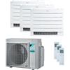 Daikin Condizionatore Daikin Perfera Floor trial split 9000+9000+9000 BTU inverter A+++ wifi unità esterna 5,2 kW codice prodotto 3MXM52N9-FVXM25A-3