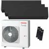 Toshiba Condizionatore Toshiba SHORAI Edge Black trial split 5000+7000+18000 BTU inverter A+++ wifi unità esterna 7 kW codice prodotto RAS-3M26G3AVG-E/RAS-M05G3KVSGB-E_1/RAS-B07G3KVSGB-E_1/RAS-B18G3KVSGB-E_1