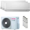 Toshiba Condizionatore Toshiba Seiya Classic trial split 7000+9000+12000 BTU inverter A+++ unità esterna 5.2 kW codice prodotto RAS-3M18G3AVG-E/RAS-B07B2KVG-E_1/RAS-B10B2KVG-E_1/RAS-B13B2KVG-E1_1