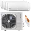 clivet Condizionatore Clivet Essential 2 penta split 9000+9000+9000+9000+9000 BTU inverter A++ unità esterna 12,3 kW codice prodotto MU2-Y125M-IL3-XY27M-5