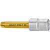 Hazet Kardan onde, quadrato Hollow 12,5 mm, cacciavite Torx uso esterno profilo, lunghezza totale 103 mm, 1 pezzi, CVD Tin rivestito, 2756 T60
