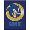 ILS I LOVE SHOPPING Coperta Plaid Morbida e Calda 100x140cm per Bambini Pile con stampa (Sonic the Hedgehog)