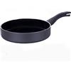 Berndes Padella da 24 cm, b.green in alluminio riciclato Induction, padella realizzata al 100% in lattine riciclate, colore: nero