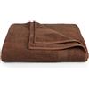CelinaTex Bari - Asciugamano da sauna XXL 90 x 220 cm, colore marrone cioccolato, spugna di cotone, asciugamano da sauna