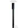 Adatto-M T778011 Palo per gettacarte acciaio grigio manganese