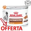 Royal Canin Dog Veterinary Diet Gastro Intestinal Low Fat - Lattina Da 200 Gr - CONFEZIONE RISPARMIO