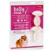 Candioli Kelly Brush tg Piccola 4 Paia, Bianco, S