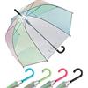 Esprit - Ombrellone a forma di campana in CA lungo, colore arcobaleno, multicolore