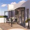 DEGHI Gazebo da giardino pergola in metallo 3x2,5 m copertura idrorepellente - Hope