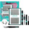 AMZGIRL LASH AMZGlRL 144 Ciglia Cluster DIY, D Curl 8-16mm