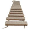wasinon Ponte per gatti in legno, varie dimensioni, utilizzabile per gabbia per gatti, corda in sisal, scala per gatti, mobili per animali domestici, tiragraffi per gatti (03, 100 cm)