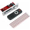Malloy Scheda Decoder Bluetooth MP3 WAV Nero con Kit Amplificatore 80W, Vivavoce, Microfono Audio per Auto, Altoparlante Lettore FM Radio USB TF MP3, Altoparlante DC 12V