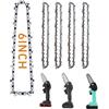 ROEOWENE 5pcs Catena per Motosega da 6 1/4 37 Maglie Catena Motosega 6 Pollici Universale Mini Catena di Ricambio per Motosega Mini Chainsaw Chain per Mini Motosega a Batteria Ricaricabile Portatile