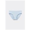 Tezenis Slip Senza Cuciture In Cotone Organico Donna Azzurro