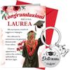 HOWAF Biglietto Laurea Dottoressa Biglietto Auguri Laurea, Biglietti Laurea Dottoressa Biglietti Auguri Laurea, Portachiavi Dottoressa Portachiavi Laurea per Regalo Laurea Donna, Bomboniere Laurea