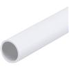 sourcing map Tubo rigido rotondo in PVC da 1/2 pollici, diametro interno 10 mm, diametro esterno 12 mm, lunghezza 20,3 cm, bianco, ad alto impatto, per tubi dell'acqua, artigianato, manicotto per cavi