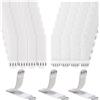 Rusoz 48 Strisce Senza Chiodi per Quadri Muro, 24 Paia Appendi Quadri Senza Chiodi 20mm x 70mm Feltro Adesivo Forte per Appendere Quadri, Cornici e Specchi al Muro