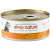 Almo Nature HFC Jelly - Alimento Umido per Gatti Adulti - Pollo - Human-Grade, Gluten-Free, Monoproteico - 150g (Confezione da 24)