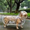 Syiyunran Giacca Antipioggia Per Cani Impermeabile - Bianco, 1pc, Mantella Cane Idoneità per con un peso di 2,5-3,5 kg, Giacche Facili da Indossare, Antivento e Cane Taglia Piccola