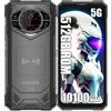 DOOGEE S200 X 5G Cellulari, 32GB + 512GB, Batteria 10100mAh/33W, Rugged 4G Smartphone, 100MP + 20MP (Vision Nocturne) + 20MP Telefono, 6,72 pollici AMOLED FHD+ Smartphones Nero