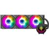 Yeyian Sistema di Raffreddamento Liquido AIO per CPU Intel AMD Serie PC Gaming per Computer Desktop Silenzioso PWM | 3 Ventole ARGB 360mm | 2000 RPM | (Nuovo 2024)