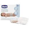 Chicco KIT MEDICAZIONE OMBELICALE CHICCO MEDIBABY 14 COMPRESSE PRETAGLIATE PER OMBELICO + 7 BENDE A RETE OMBELICALI