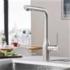 Grohe Essence rubinetto da cucina, estraibile, orientabile, 30270DC0, Essence supersteel [Rubinetteria da Cucina > Rubinetti da Cucina]