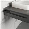 Viverso x match Portasciugamani P: 390 mm, per il montaggio su mobili da bagno, VU4500MB, x match nero opaco [Accessori Bagno > Portasciugamani]